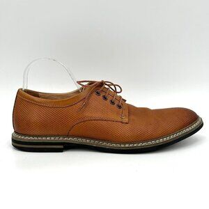 ENGLISH LAUNDRY Men's Brown Leather Oxford Lace Up Office Shoes Size 11